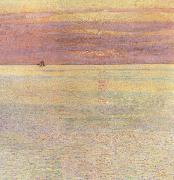 Sunset at Sea Childe Hassam